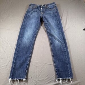 Levi's Women's Jeans Wedgie Skinny Size 26 Frayed